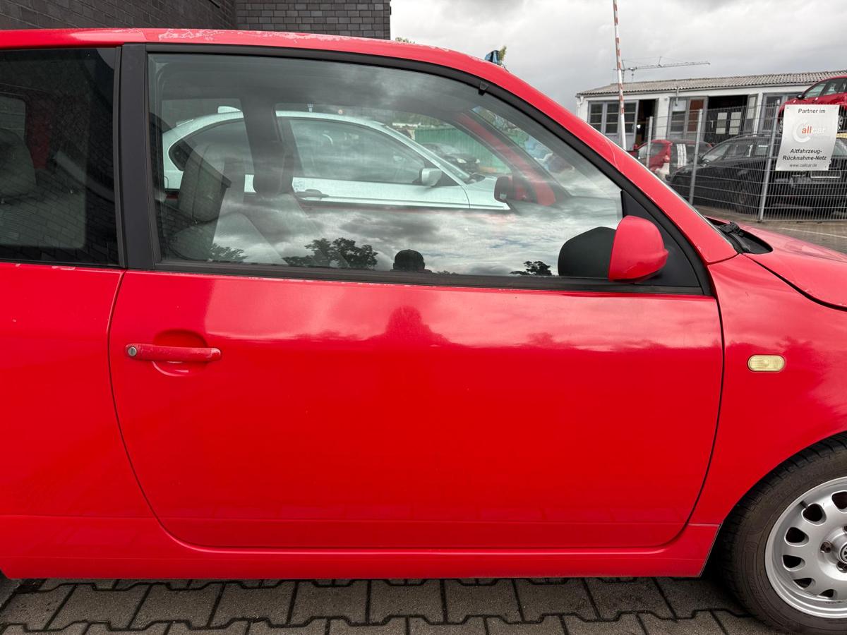 VW Lupo 6E 3L original Tür vorn rechts LP3G Flashrot Rohbau BJ99